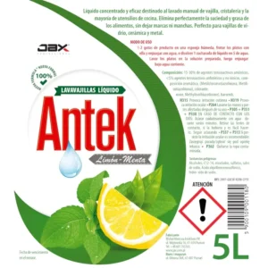 Antek es un lavavajillas concentrado para el lavado a mano
